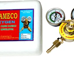 flameco Oxygen Regulator Double Gauge Hydrometer image 2