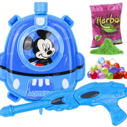 Holi Pichkari Water Gun for Kid High Pressure Holi Toy 1Pkt Gulal & 100Balloon Water Gun-image-37