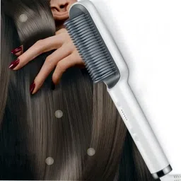 SPEACAL HQT 909 hair straightener comb is a 2-in-1 hair styling tool : The Ultimate Tool for Effortless Style Hair Straightener Brush-image-3
