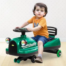 Baby Swing Car for Kids Twister Ride on Toy Car with 360° Rotation, RGB Lights Rideons & Wagons Non Battery Operated Ride On-8