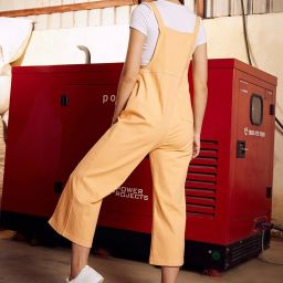 Women Pink Dungaree-image-3