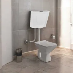 Premium Quality Ceramic S Trap EWC/ European Closet/ Square Floor Mounted EWC With Top Push Button Flushtank Western Commode-10