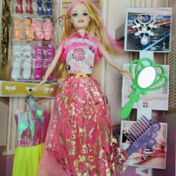 Fashion Doll House Play Set for Girls with Full Accessories.-19