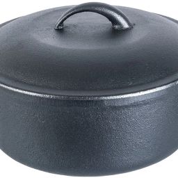 Forza Cast-Iron With Lid, Pre-Seasoned Cookware, Induction Friendly Cook and Serve Casserole-image-64