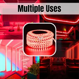 errol 248 LEDs 4 m Red Steady String Rice Lights image 3