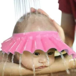 Baby bath Shower Cap,Bath Visor hat for Eye and Ear wash Protection-image-59