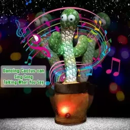 just craft Bluetech Cactus Toy, Talking Repeat Singing Sunny Cactus Toy 120 Songs Cactus image 4