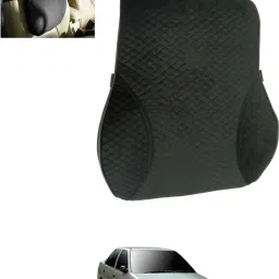 Black Velvet Car Pillow Cushion for Maruti Suzuki-image-30