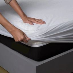 Fitted King Size Breathable, Stretchable, Waterproof Mattress Cover-image-16