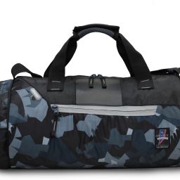 25 L Gym Duffel Bag - Trendy Camouflage Black Gym Duffel Bags Men & Women Sports Gym Bag - Grey-image-21