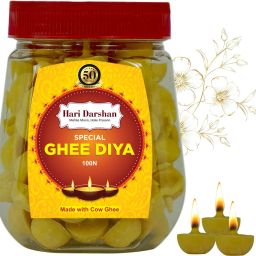Special Ghee Diya (100 Pieces) 20 min Burning Time Cotton Wick-image-55