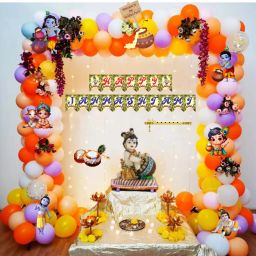 Krishna Janmashtami Decoration Items - Balloons, Cutouts Decorative Items-image-94