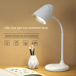 firstlike Touch On/Off Switch LED Desk Lamp With Dual Lithium Battery, 3 Colour Mode Study Lamp image 2