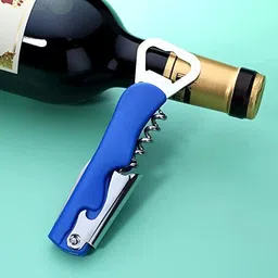 fitup ™3n 1 Cork Wine Opener Knife Multifunction Bottle Opener Bottle Opener Wine Opener Cutter Multipurpose Stainless Steel Cork Srew Stylish Knife Bottle Opener-picture-3