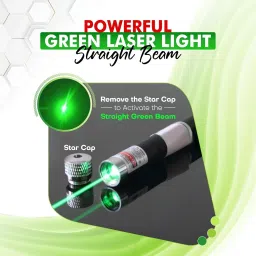 CraftXpress Green Laser Pointer – 2000m Range, Party Lights, Battery Operated image 5