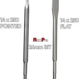 26MM HAMMER DRILL MACHINE DRILL BIT SET 2pcs HAEVY DUTY-image-42