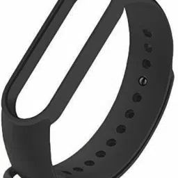 Like Star Xiaomi Mi Band 5/6 Soft Silicone Strap Band (Not Compatible M3/M4) Black Smart Band Strap-image-85