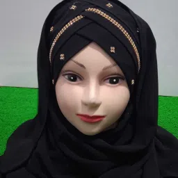 Solid Georgette Women Black Fancy Scarf-image-23