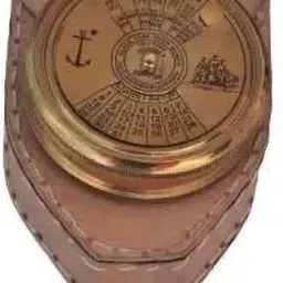 Grow Old Personalized Engraved Antique Brass Compass in Wooden Box Compass-18