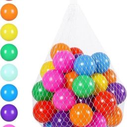 Plastic Medium Size Premium Balls Color Balls for Kids Pool Balls Set of 24 Pieces Balls for Baby Kids 6 cm Diameter Medium Size Size Ball, Multi color Bath Toy-87
