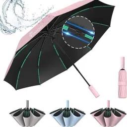 3 Fold Umbrella- Automatic Umbrella with Sturdy Ribs for Rainy Umbrella-28