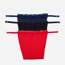 finesse miracle cami Women Black, Dark Blue, Red Mock Camisole-picture-42