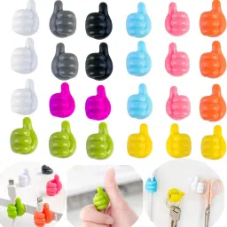 Thumb Hooks & Cable Organizer – Self-Adhesive Wall Clips Hook 24-image-48