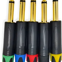 BALRAMA 5pc Guitar Connectors Headphone Stereo Mic Speakers Studio Microphone Audio Jack Over The Ear Headphone Cushion-image-48