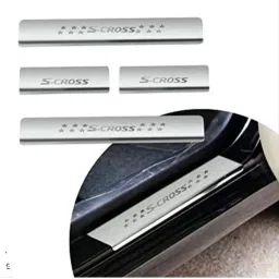 DOOR SILL GAURD FOR S - CROSS /FOOTPATI/FOOTSTEP/PROTECTOR (SET OF 4 ) Door Sill Plate-image-61