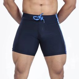 HIGH QUALITY SWIMMING COSTUME FOR MEN LONG SHORTS PANTS Solid Men Trunk Multicolor Swimsuit-image-35