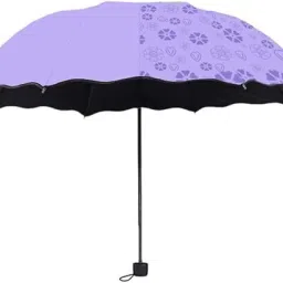 Magic Appearing Flowers Scallop Automatic Compactable UV Protection Umbrella Umbrella-image-19