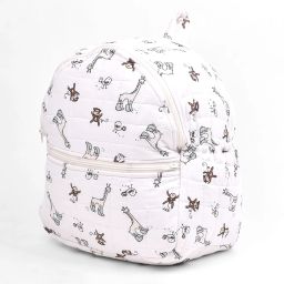 Organic Cotton Baby Diaper Bag, Animal Print, Backpack-image-46