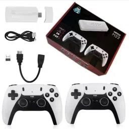 Confiavel M22 Game stick Retro Video Game Console with 2 Wireless Controller 128 GB with Tekken 3, Cadillacs and Dinosaurs, Mario, Road Fighter, Other Retro Games image 5