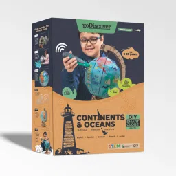 DIY Talking Globe: Continents & Oceans-35