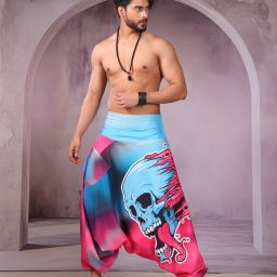 Printed Cotton Men Harem Pants-image-96
