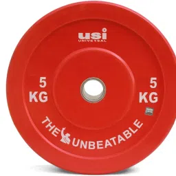 5 kg Weight Plates, BP Rubber 5Kg Single Pc Bumper Olympic Weight Plates Home Gym Combo-image-74