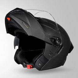 Trooper Flip-up Full Face with Dual Visor Motorbike Helmet-image-30
