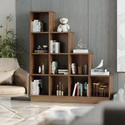 Burns Engineered Wood Open Book Shelf-5