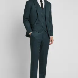 Men Single Breasted - 2 button Solid Suit-image-59