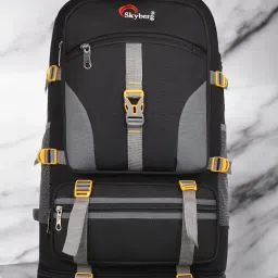 60 Litres Curve Water Resistant Rucksack For Hiking Trekking And Travel - Unisex Rucksack - 60 L-image-95