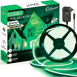 600 LEDs 5 m Green Steady Strip Rice Lights-18