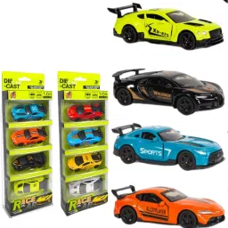 Toy Cars 4-Pack, Set of 4 Die Cast CAR 1:64 Scale Vehicle-Styles May Vary-11
