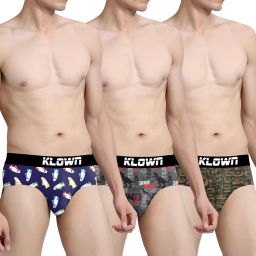 Pack of 3 Printed Men Brief-image-93