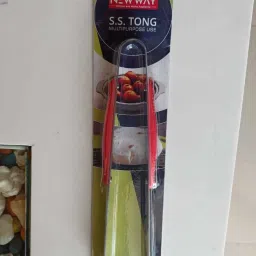 Cooking Tong Stainless Steel With Grip Handle For Kitchen / Barbeque And Serving 22.8 cm Utility Beaker Tong-image-76