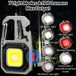 PORTABLE Mini LED Flashlights Keychain 5 hrs Torch Emergency Light-picture-14