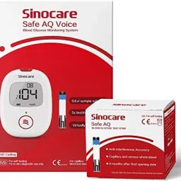 Safe AQ Voice Glucometer with 50 strips Glucometer-16