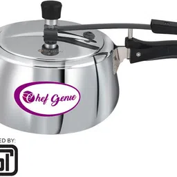 chef genie Tri-Ply Stainless Steel 5L Inner Lid Induction Bottom Pressure Cooker |BIS| 5 L Induction Bottom Pressure Cooker-picture-24