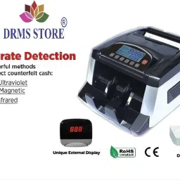 DRMS STORE Super Heavy Duty Model With Big LCD Display Money/Currency/Note/Cash (MG,UV,IR) Note Counting Machine image 2