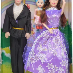 Happy Couple fashionable doll set with multicolor-18