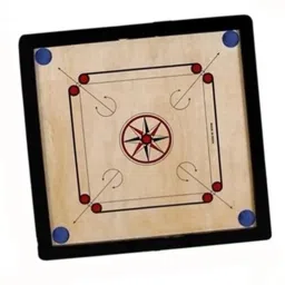 20. inch. carom.with. coins and striker (black) Carrom Board 56 cm Carrom Board-image-84